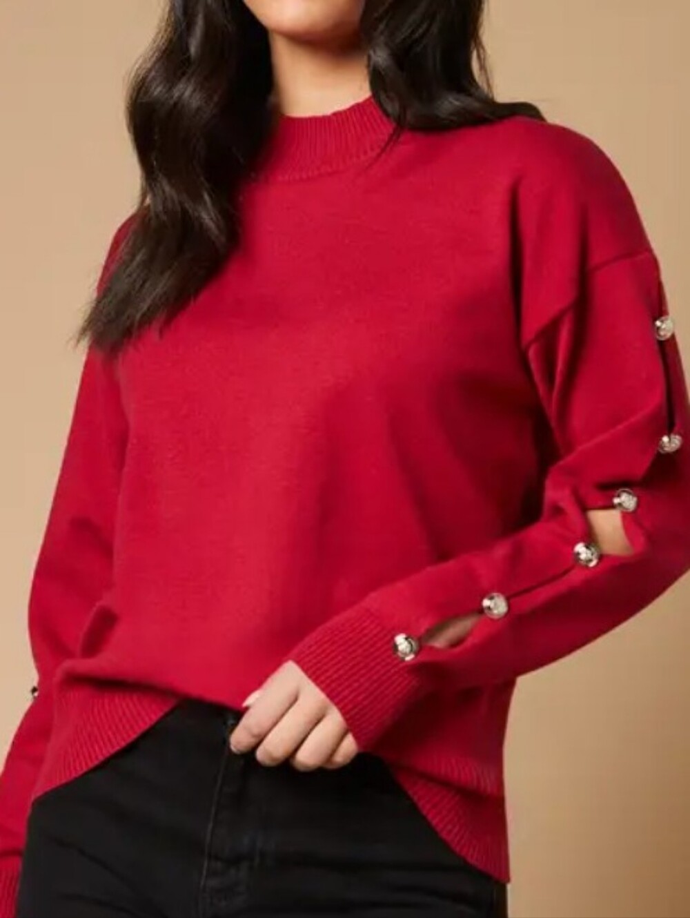 Madison + Hudson Red Holiday Sweater Sz XL